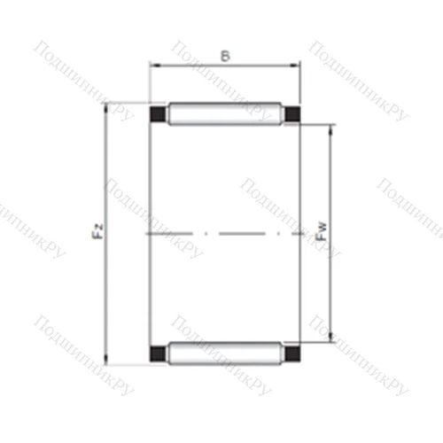 Подшипник игольчатый радиальный K 50x55x13,5 от производителя  CX