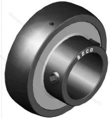 Высокотемпературный корпусной подшипник UC 202 BHTS ZZ GR CG 350° BECO в Самаре