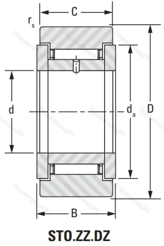 Подшипник STO 6 ZZ DZ от производителя  KOYO