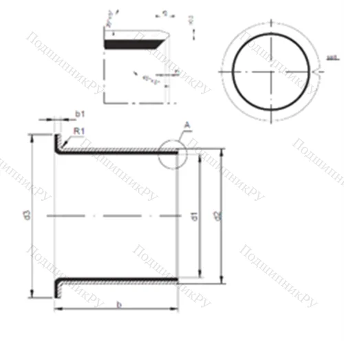 Подшипник скольжения TUF 1 18.120 от производителя  CX