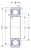 Однорядный шариковый подшипник 61808 2RS 1 от производителя  SKF