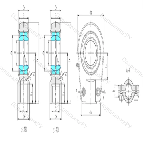 Подшипник скольжения сферический SIR 100ES