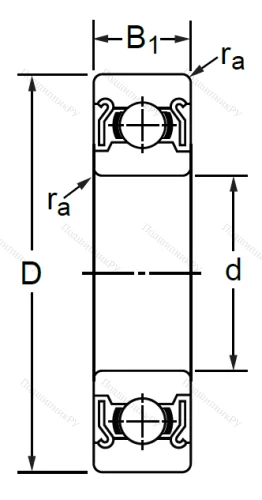 Дюймовый шариковый подшипник RLS 10 ZZ (LJ 1.1/4-2Z) в Самаре