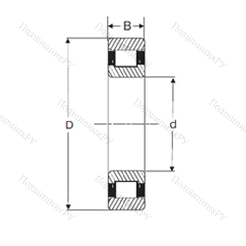 Подшипник роликовый радиальный RXLS 5.1/2 от производителя  SIGMA