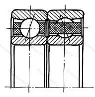Подшипник  346214 размер 70x125x48 от производителя  ГПЗ-19