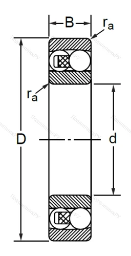 Двухрядный шариковый подшипник 1206 в Самаре