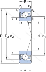 Подшипник S 7012 CE/P 4BVG 275