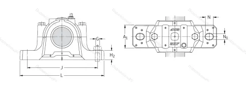 Подшипниковый корпус SE 511-609 (SNL 511-609) в Самаре
