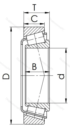 Конический роликовый подшипник 7516 (32216) 2A0SSBQXIM в Самаре