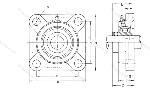Подшипниковый узел UCF 208 в Самаре