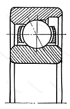 Подшипник  E 20 (6020) размер 20x47x12 от производителя  SKF