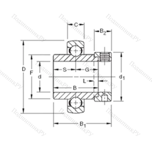 Подшипник шариковый радиальный SM 1311WB-BR