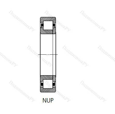 Цилиндрический роликовый подшипник 692409 (NUP 409 N) в Самаре
