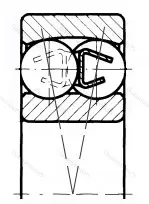Подшипник  126 (1006) размер 6x19x6