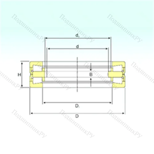 Подшипник роликовый упорный 351175 C от производителя  ISB
