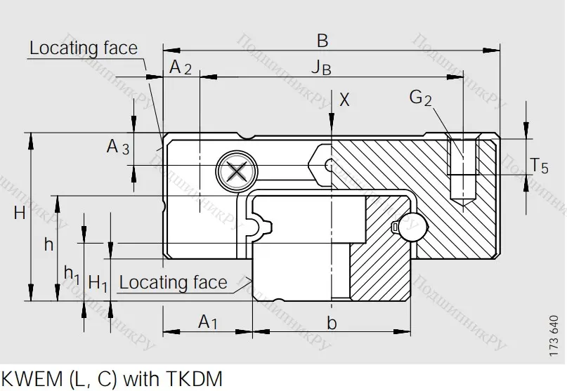 Направляющий рельс TKDM 15 G 2/B-220-10/10 в Самаре