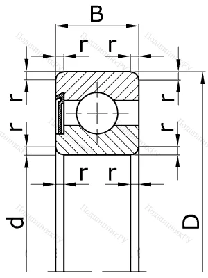Шариковый однорядный подшипник 60120 (6020 Z) в Самаре