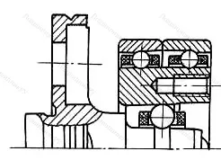 Модификация подшипника 4-306093К размер 5x14x7,5/17,3 ГПЗ-4 от производителя  ГПЗ-4