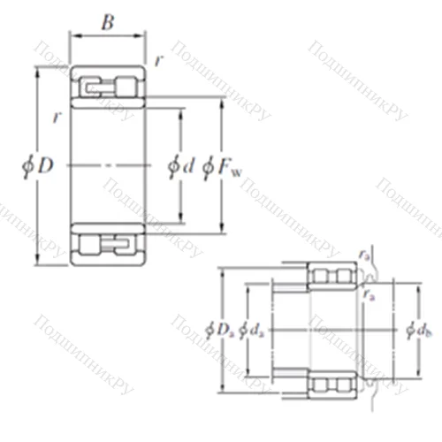 Подшипник роликовый радиальный 84DC 60220