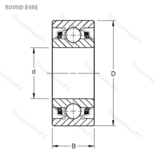 Подшипник шариковый радиальный W 315PP 2