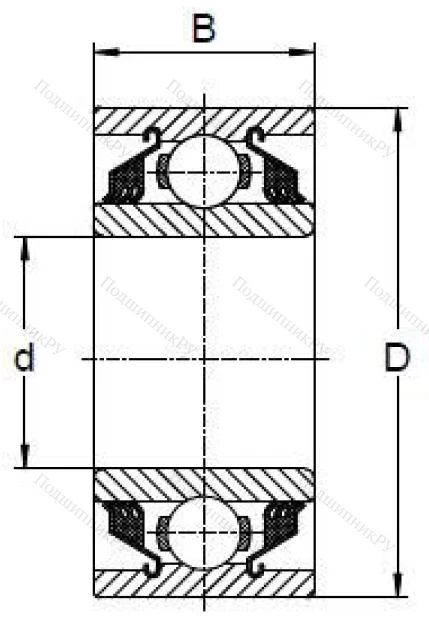 Радиальный шариковый подшипник W 211 PP 3 в Самаре