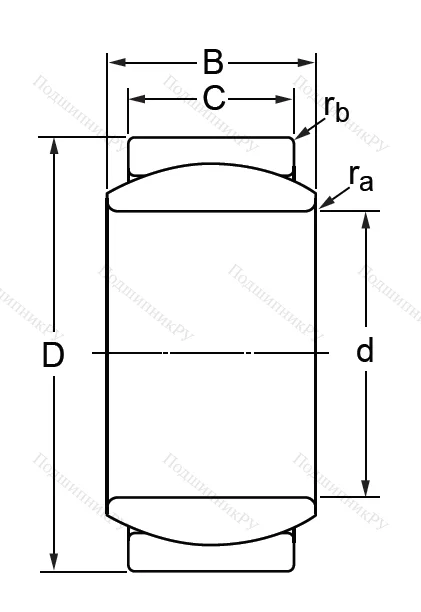 Шарнирный подшипник GE 10 E в Самаре