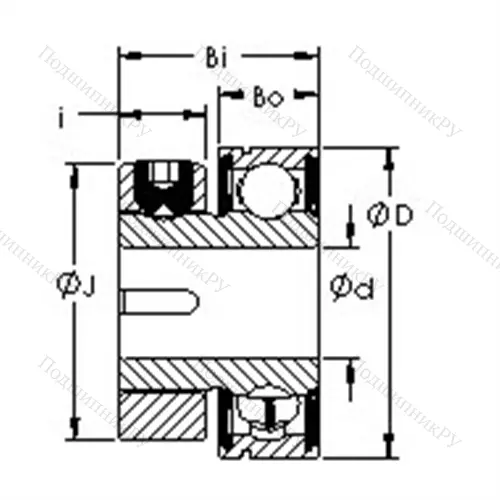 Подшипниковый узел S 1PP 7-3 от производителя  AST