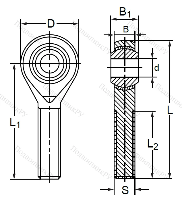 Шарнирная головка POS 25 L в Самаре