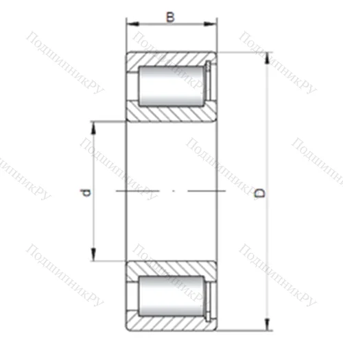 Подшипник роликовый радиальный NCF 2914 V от производителя  CX