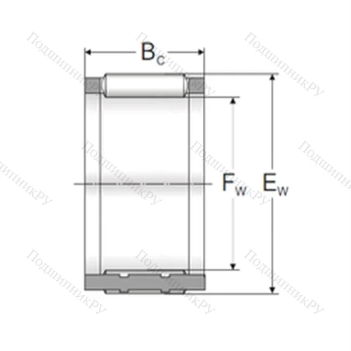 Подшипник игольчатый радиальный K 60x65x20TN от производителя  MPZ