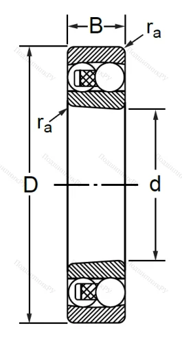 Двухрядный шариковый подшипник 1308 K в Самаре