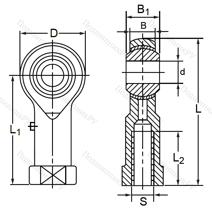 Шарнирная головка  PHS 8 L в Самаре