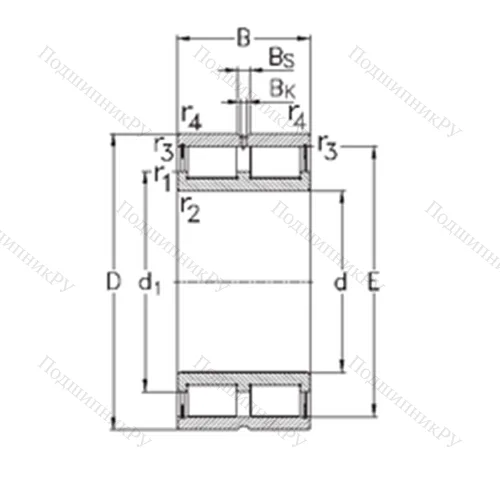 Подшипник роликовый радиальный NNCL 4916-V