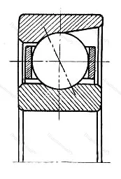 Подшипник  2036840 размер 200x250x30 от производителя  ГПЗ-4