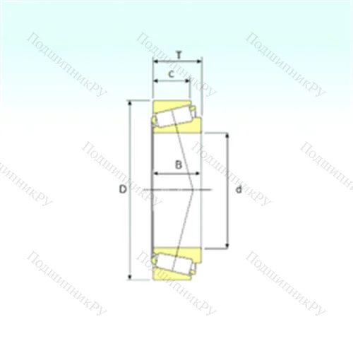 Подшипник роликовый радиально-упорный 29685/2/29620/3 от производителя  ISB