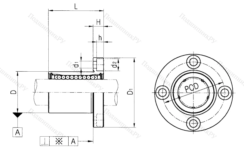 Подшипник LMF 10 UU в Самаре