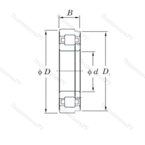 Подшипник роликовый радиальный NUP 2313R