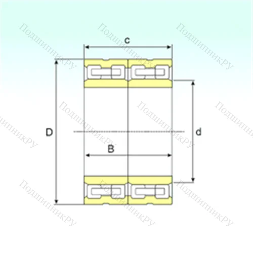 Подшипник роликовый радиальный FCD 132176450