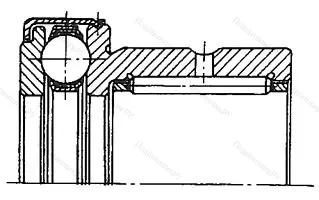 Модификация подшипника 564808 размер 45x58x32