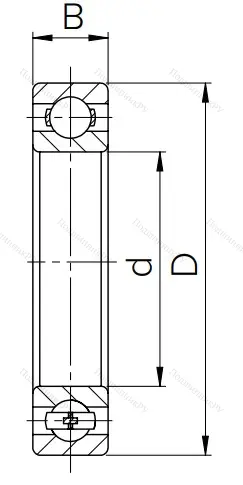 Шариковый однорядный подшипник 313 (6313) в Самаре