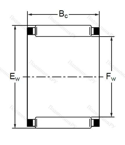 Подшипник K 43x48x32.8 в Самаре