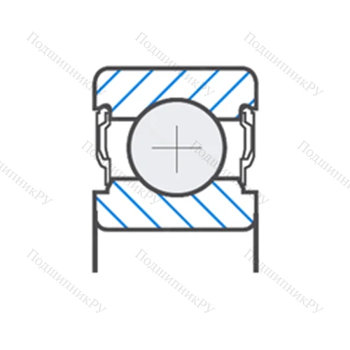 Подшипник шариковый радиальный 6306EE