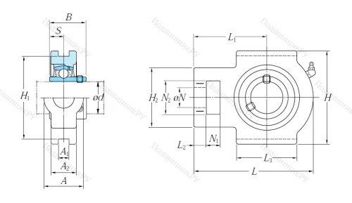 Подшипниковый узел UCT 210 J в Самаре