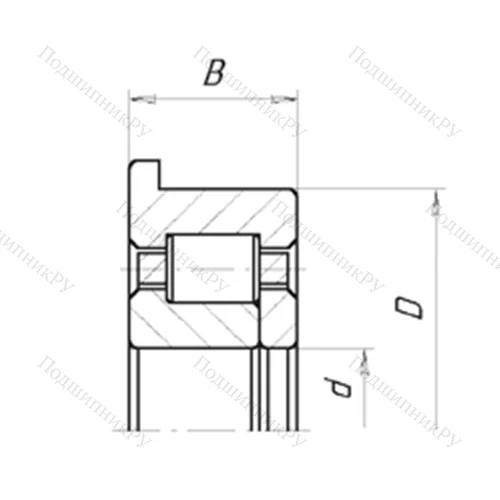 Подшипник роликовый радиальный 722065310