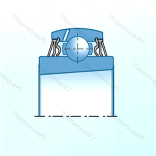 Подшипник шариковый радиальный UK 216D 1