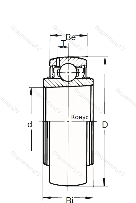 Корпусный подшипник UK 316 в Самаре