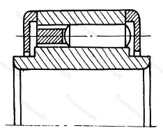 Подшипник  54708 размер 40x66x22 от производителя  ГПЗ-4