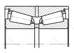 Модификация подшипника 597726ХМУ размер 129,96x250x149,25 от производителя  ЕПК