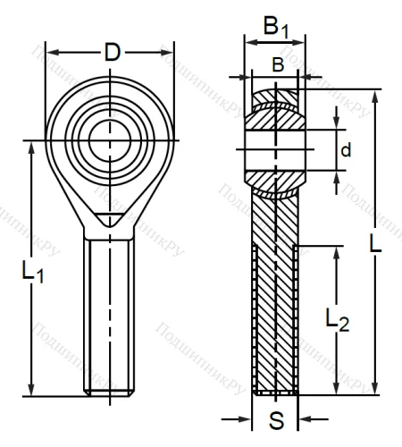 Шарнирная головка POS 6 L в Самаре