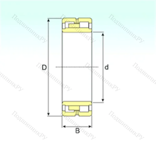 Подшипник роликовый радиальный NNU 4096 M/W 33 от производителя  ISB